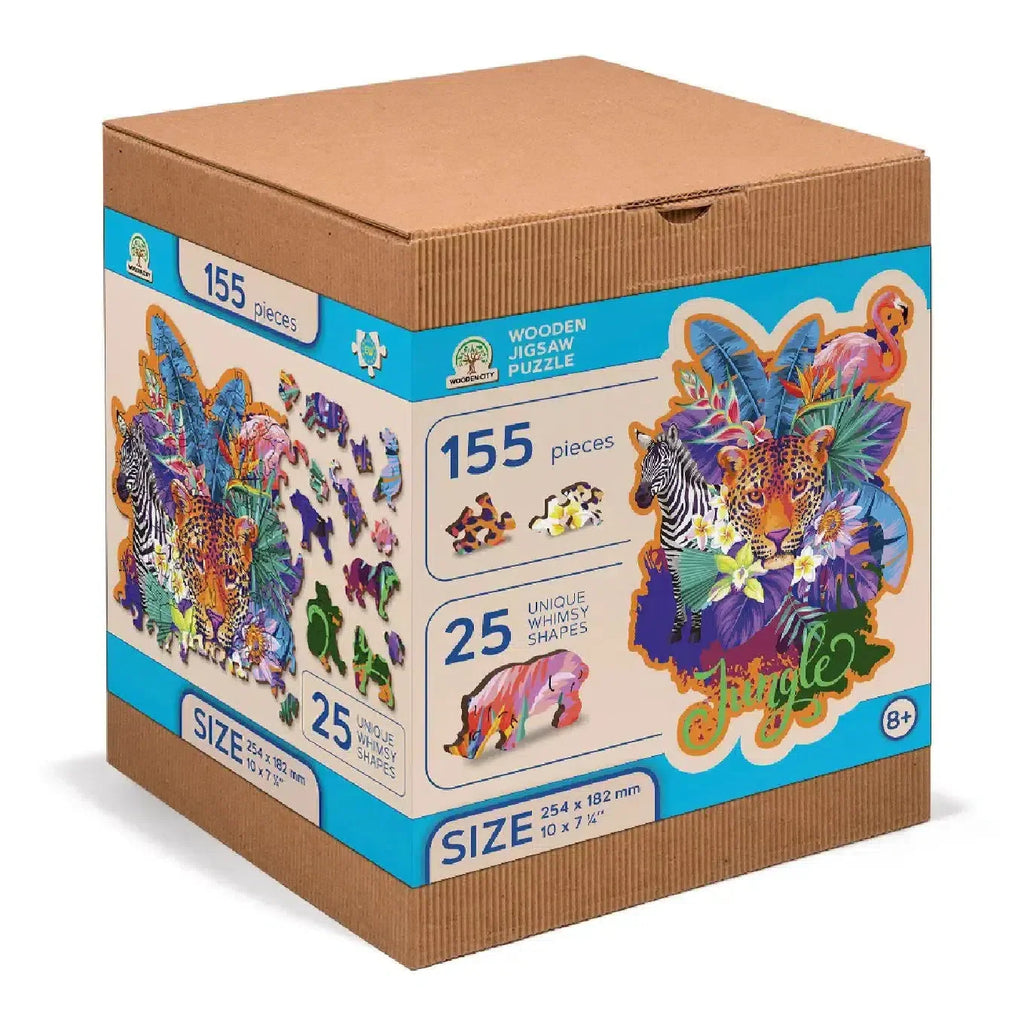 Jungle - 155 Piece Wood Jigsaw Puzzle