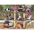 Cat Tree Cats – 500 Piece Jigsaw Puzzle