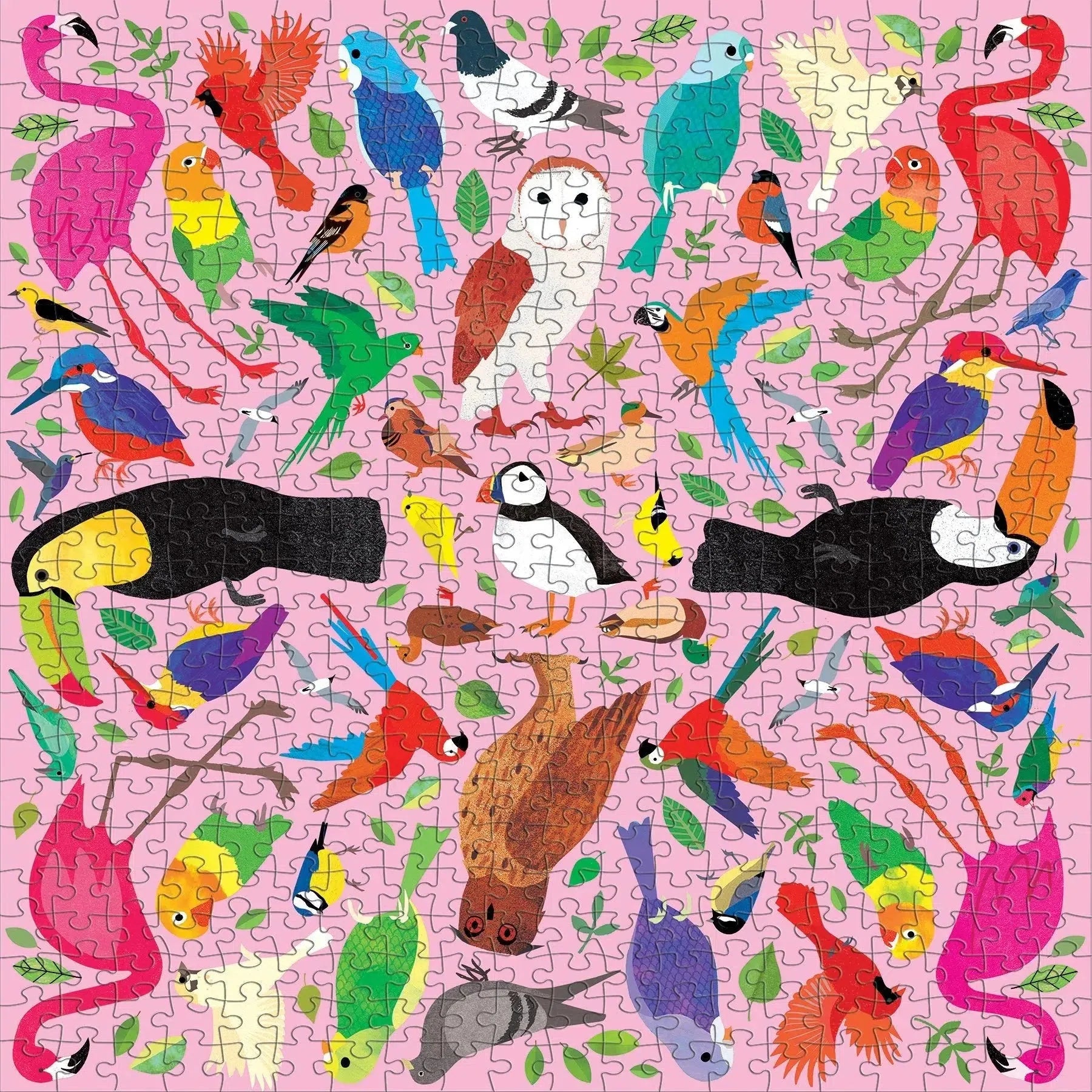Kaleido Birds - 500 Piece Jigsaw Puzzle