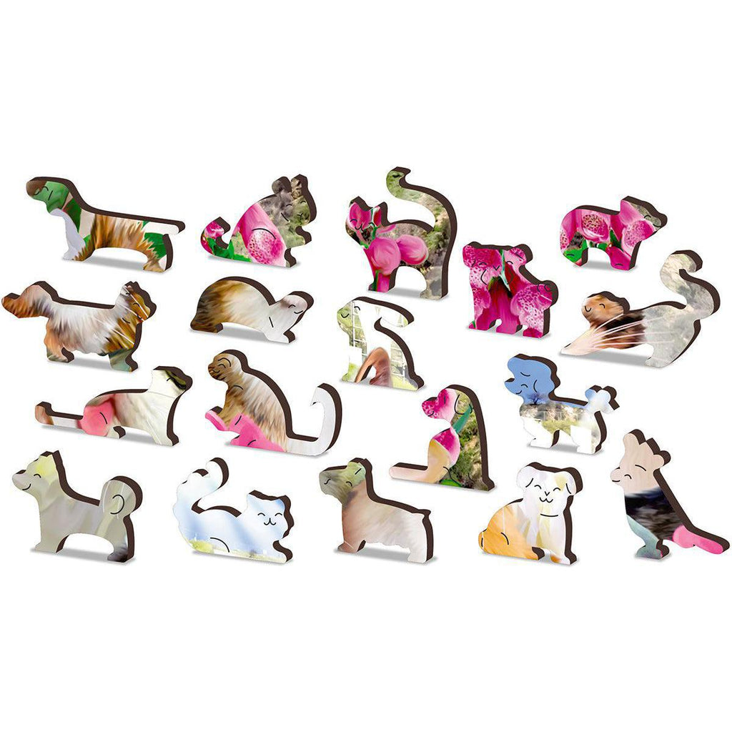 Kittens in Hollywood - 75 Piece Wood Jigsaw Puzzle