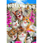 Kittens in Hollywood - 75 Piece Wood Jigsaw Puzzle