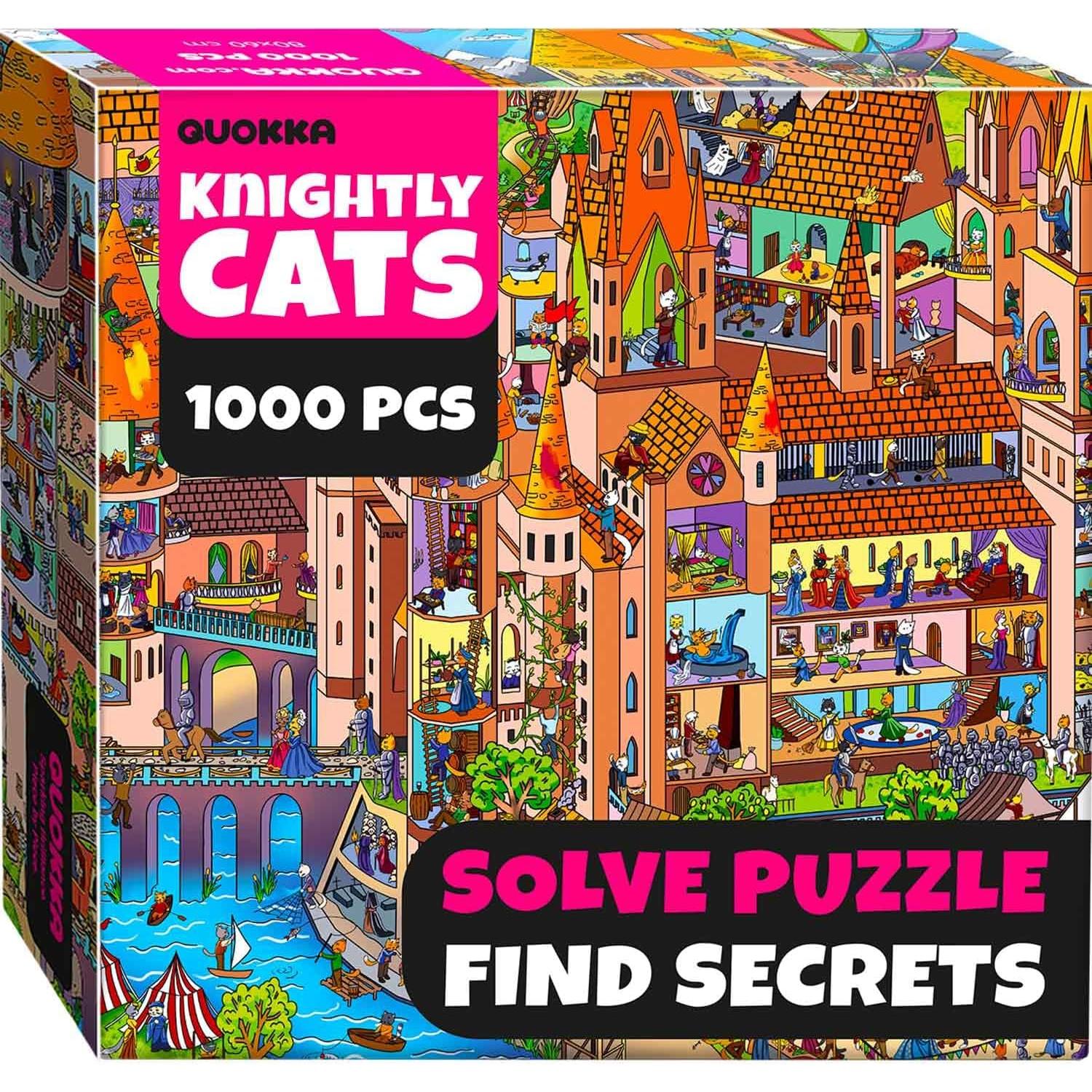 Knightly Cats Seekers & Finders – 1000 Piece Jigsaw Puzzle