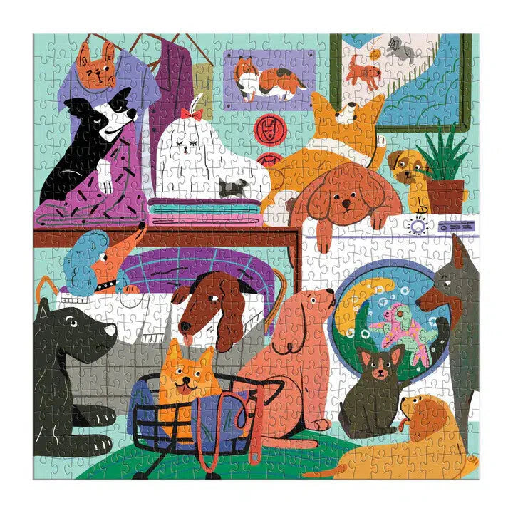 Laundry Dogs – 500 Piece Dog Puzzle