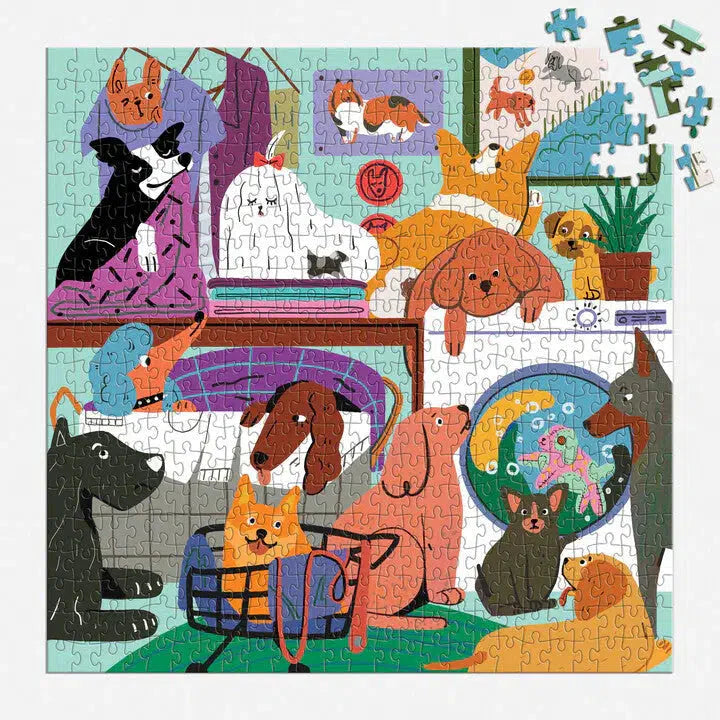 Laundry Dogs – 500 Piece Dog Puzzle
