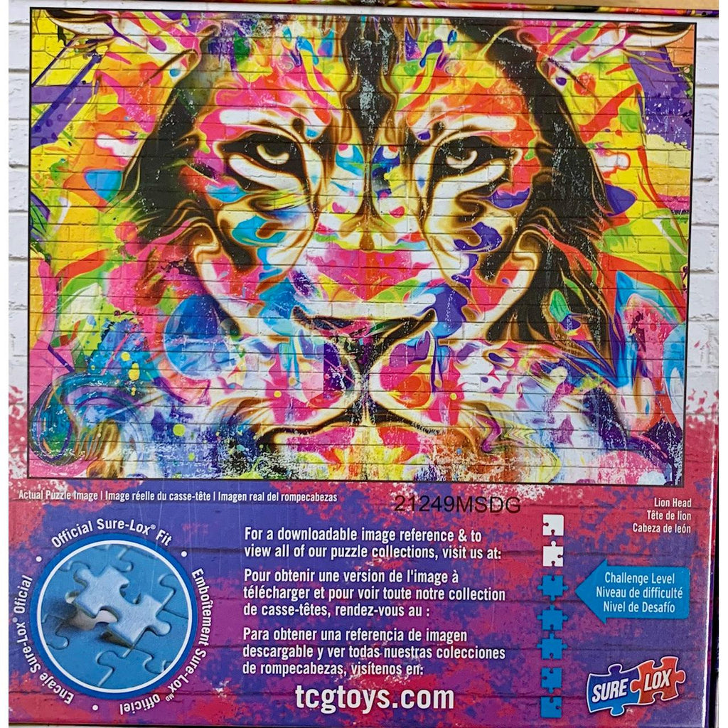 Lion Head Street Murals – 1000 Piece Jigsaw Puzzle