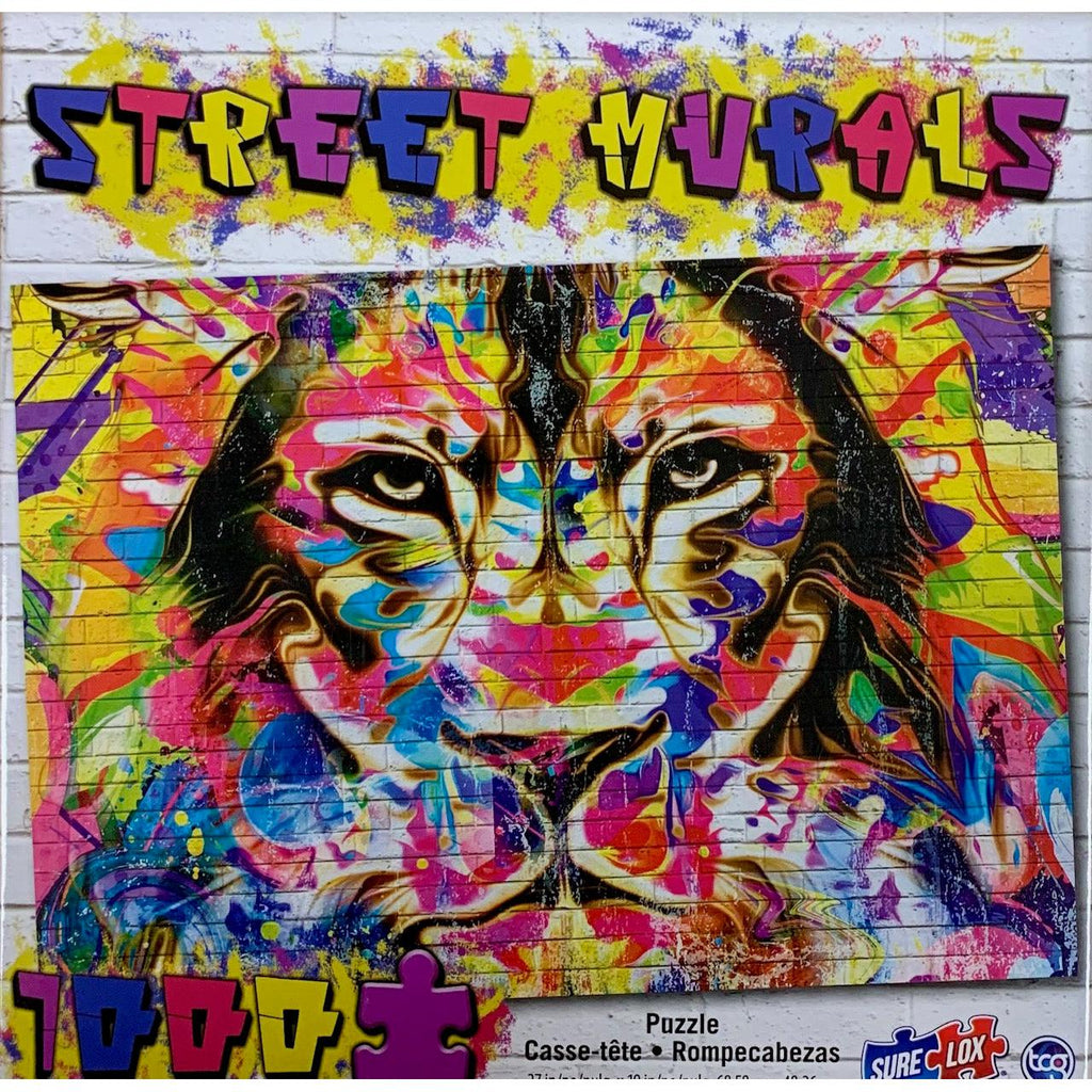 Lion Head Street Murals – 1000 Piece Jigsaw Puzzle