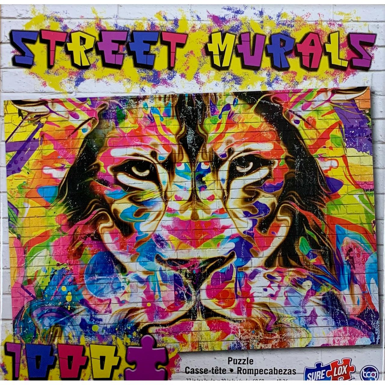 Lion Head Street Murals – 1000 Piece Jigsaw Puzzle