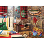 Lodge Cat – 1000 Piece Jigsaw Puzzle