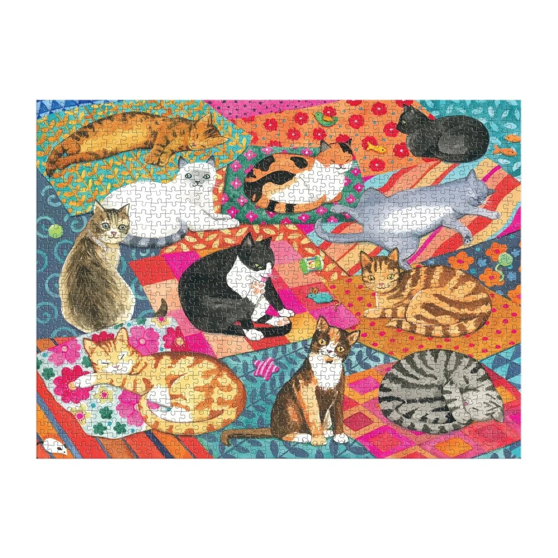 Lounging Cats – 1000 Piece Jigsaw Puzzle