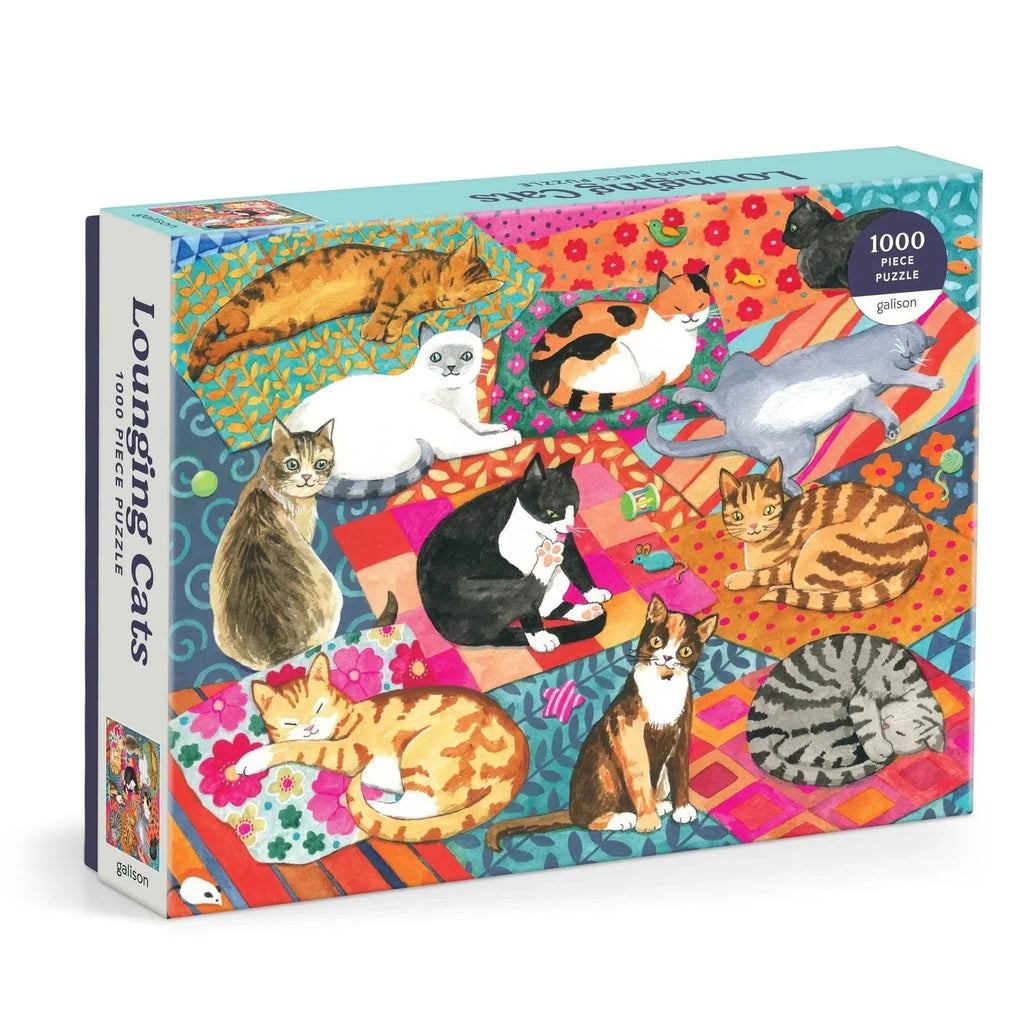 Lounging Cats – 1000 Piece Jigsaw Puzzle