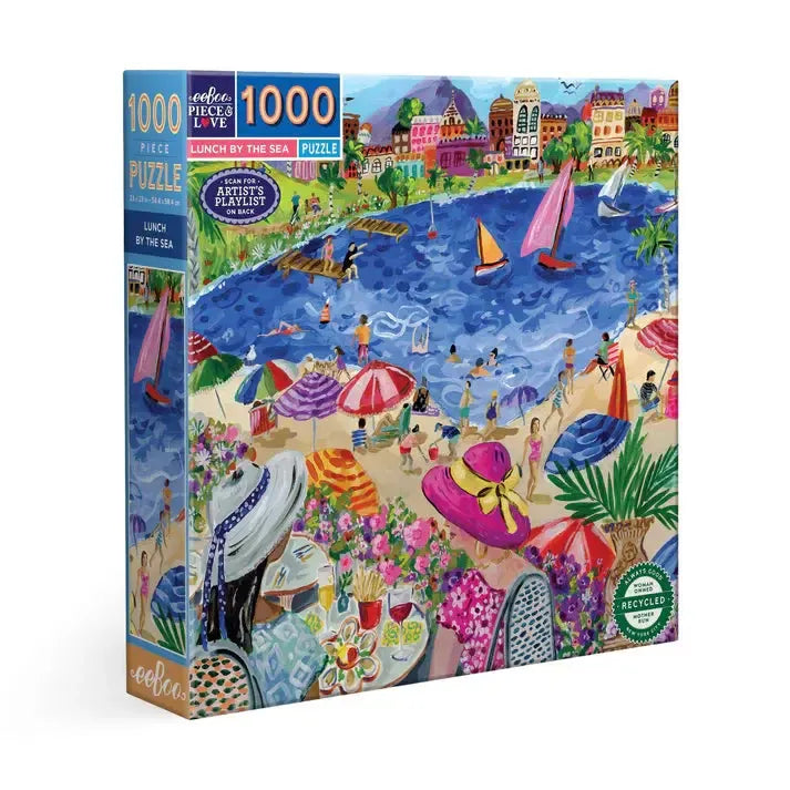 Lunch by the Sea – 1000 Piece Coastal Puzzle