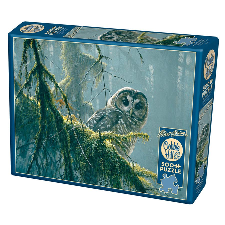 Mossy Branches Spotted Owl – 500 Piece Puzzle