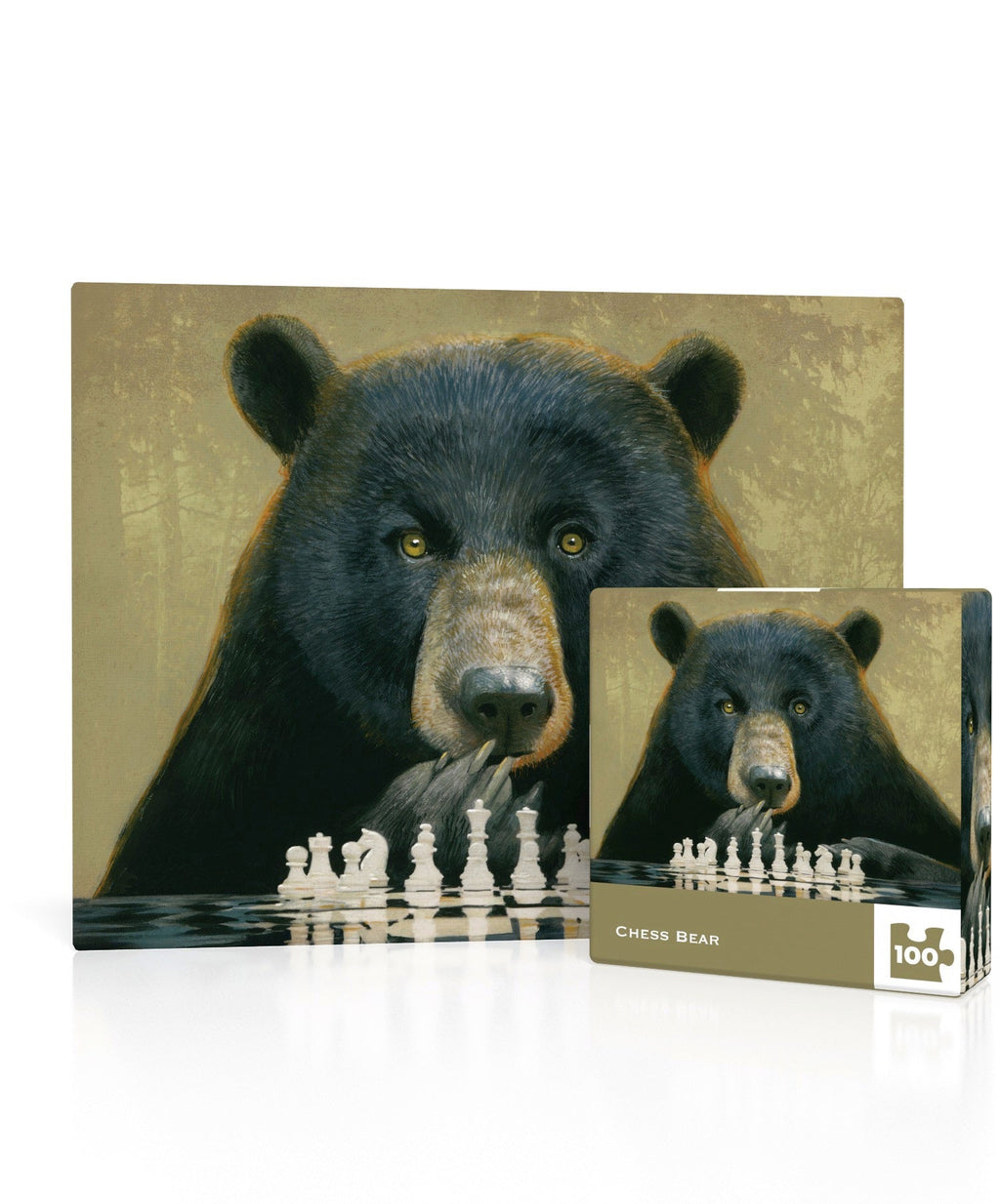 Chess Bear – 100 Piece Mini Jigsaw Puzzle