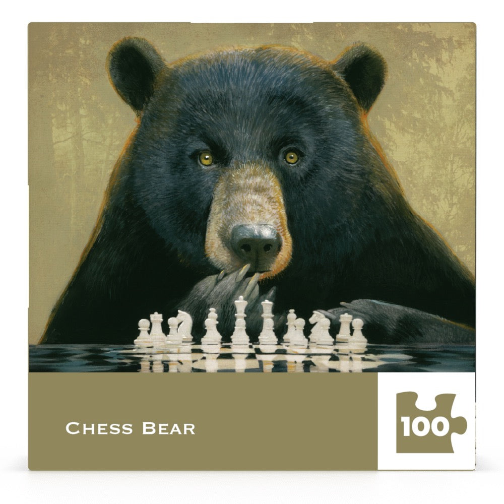 Chess Bear – 100 Piece Mini Jigsaw Puzzle