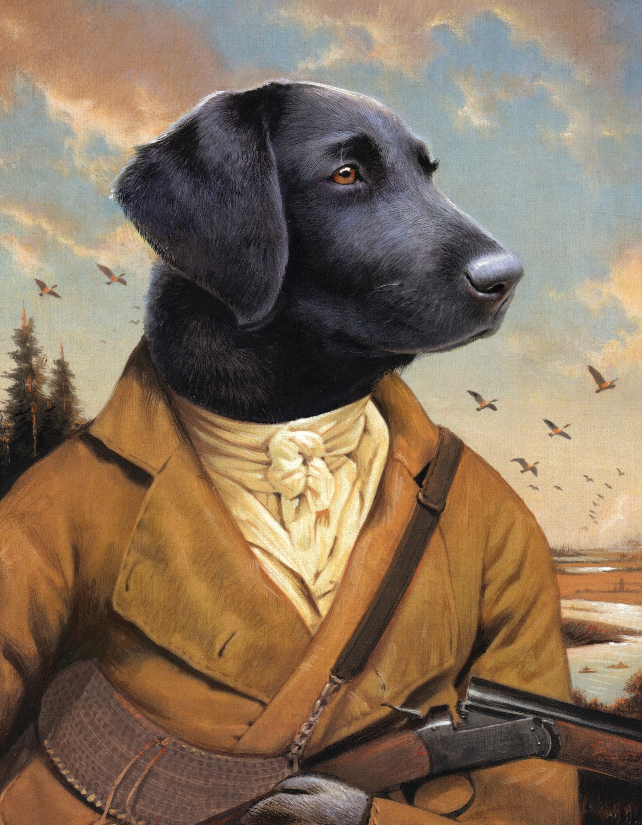 My Name Is Ike – 100 Piece Mini Jigsaw Puzzle | Bill Mayer Dog Art
