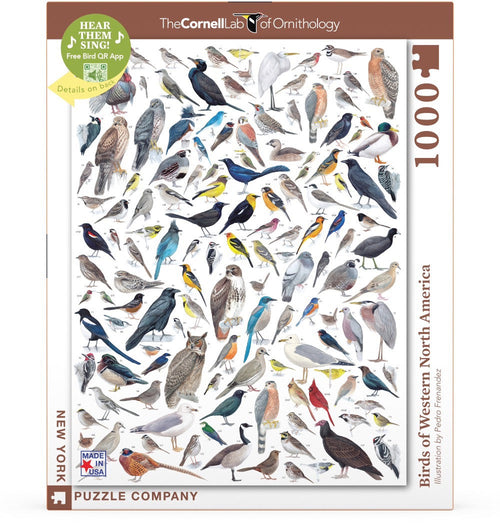 Birds of Western North America – 1000 Piece Jigsaw Puzzle
