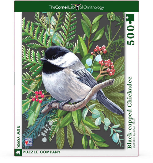 Black-capped Chickadee – 500 Piece Jigsaw Puzzle