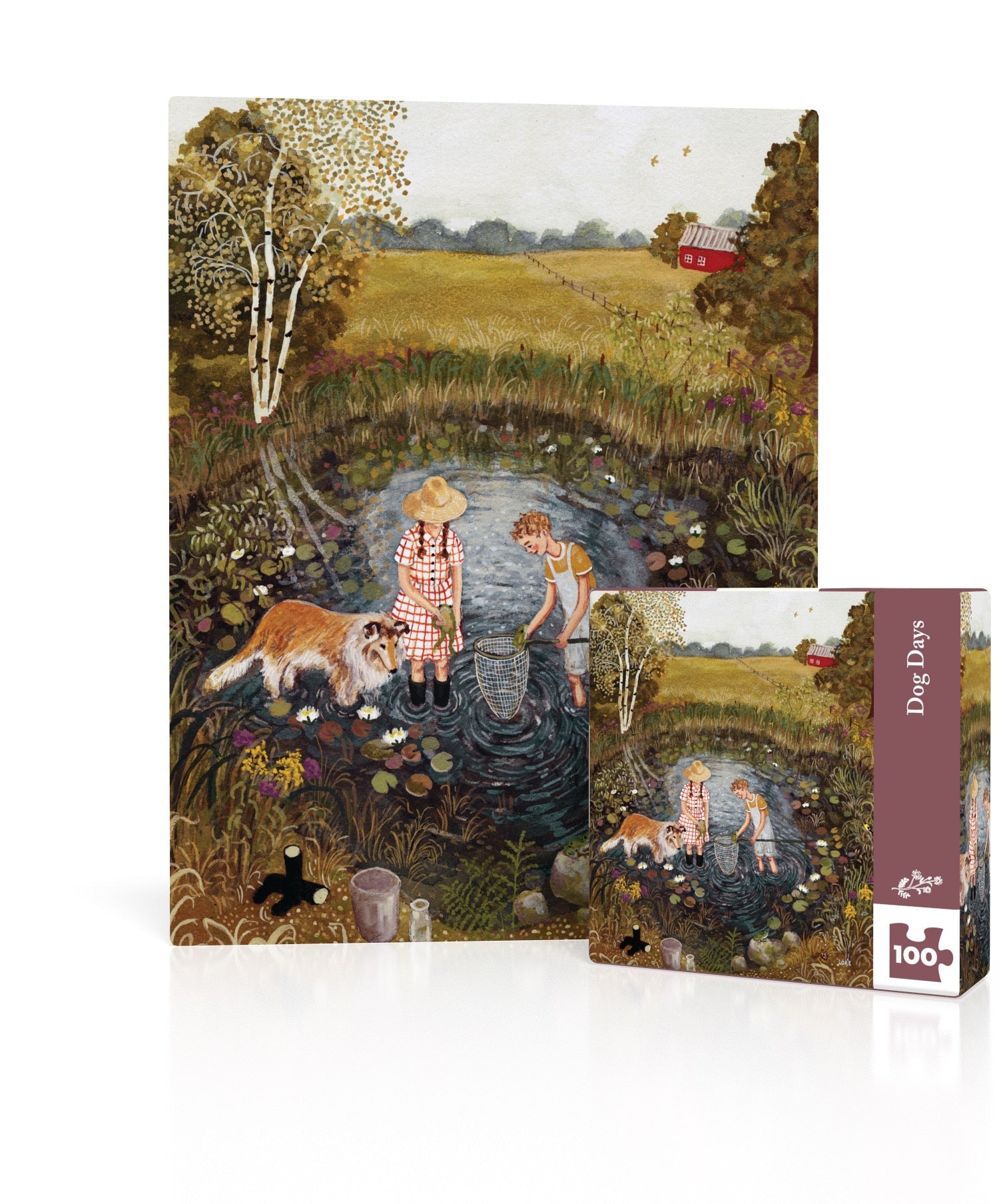 Dog Days – 100 Piece Mini Jigsaw Puzzle