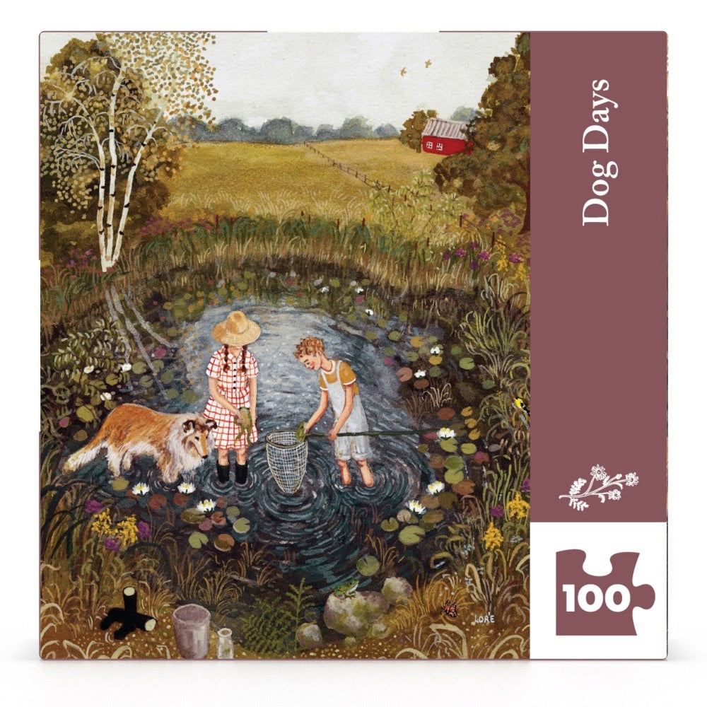 Dog Days – 100 Piece Mini Jigsaw Puzzle