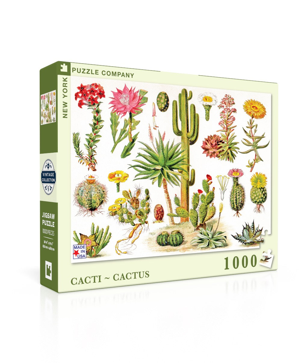 Cacti & Cactus – 1000 Piece Jigsaw Puzzle