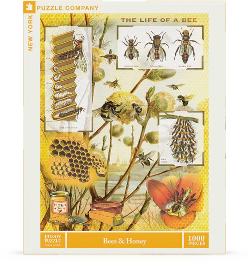 Bees & Honey – 1000 Piece Jigsaw Puzzle