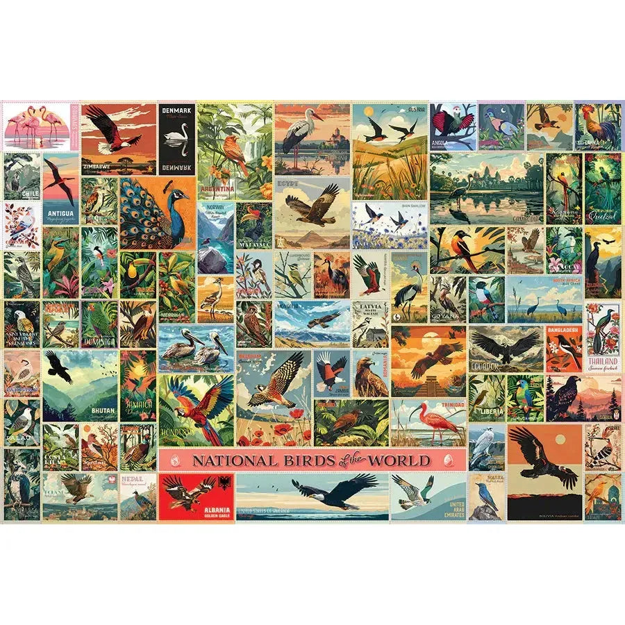 National Birds of the World – 2000 Piece Puzzle for Adults