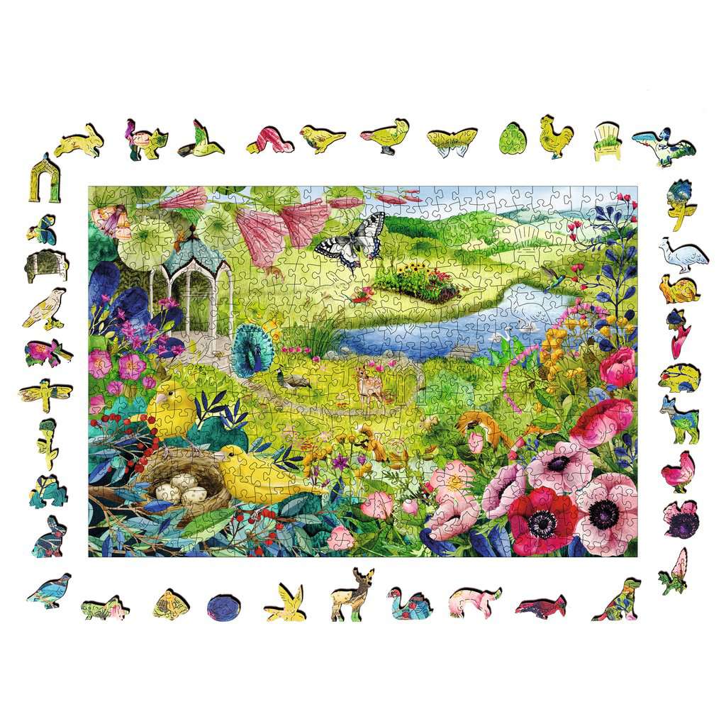 Nature Garden – 500 Piece Wood Puzzle