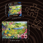 Nature Garden – 500 Piece Wood Puzzle