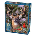 One Deer Two Cardinal - 500 Piece Jigsaw Puzzle