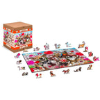 Party Time Animals - 300 Piece Wood Jigsaw Puzzle