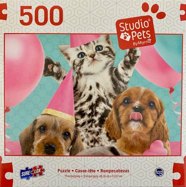 Party Time Pets - 500 Piece Jigsaw Puzzle