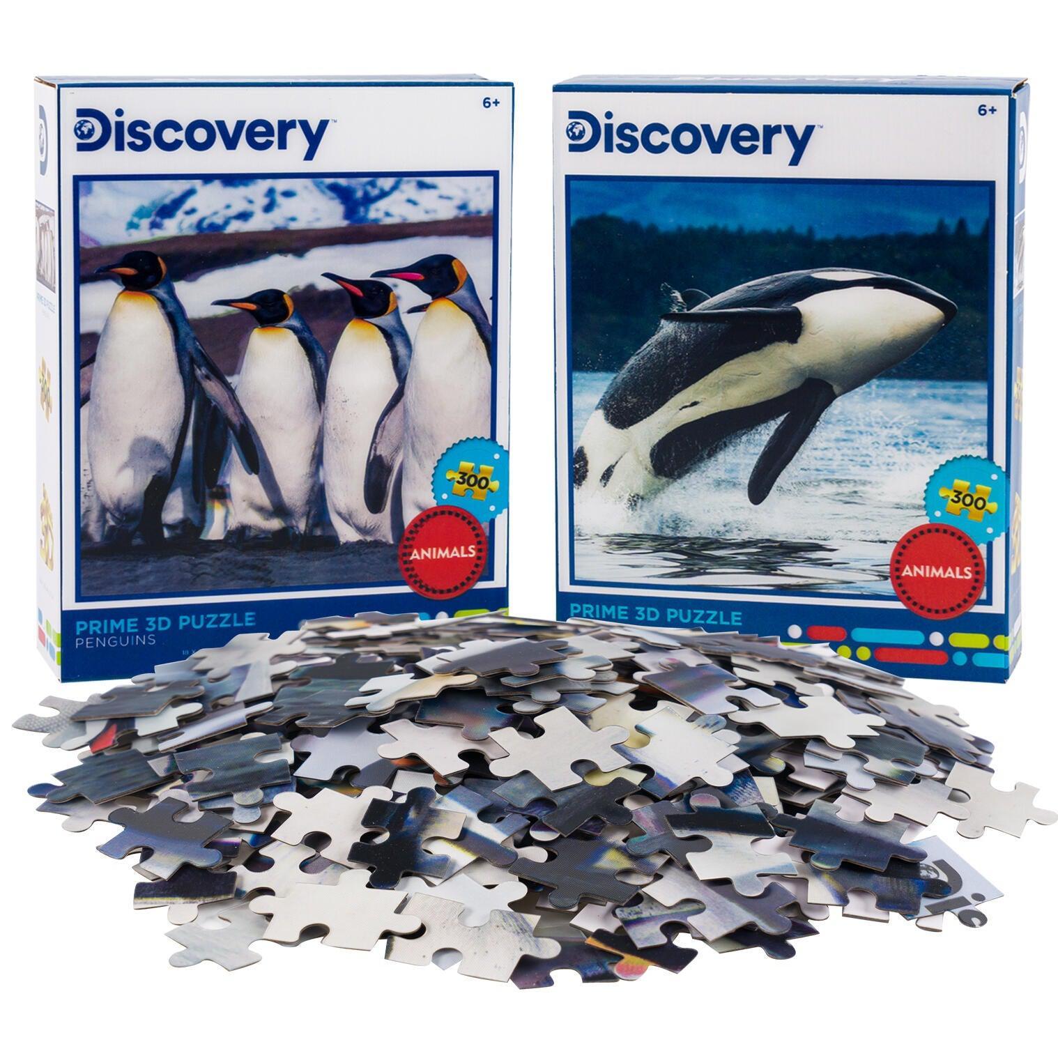 Penguins & Orca - Set of 2 300 Piece Jigsaw Puzzles