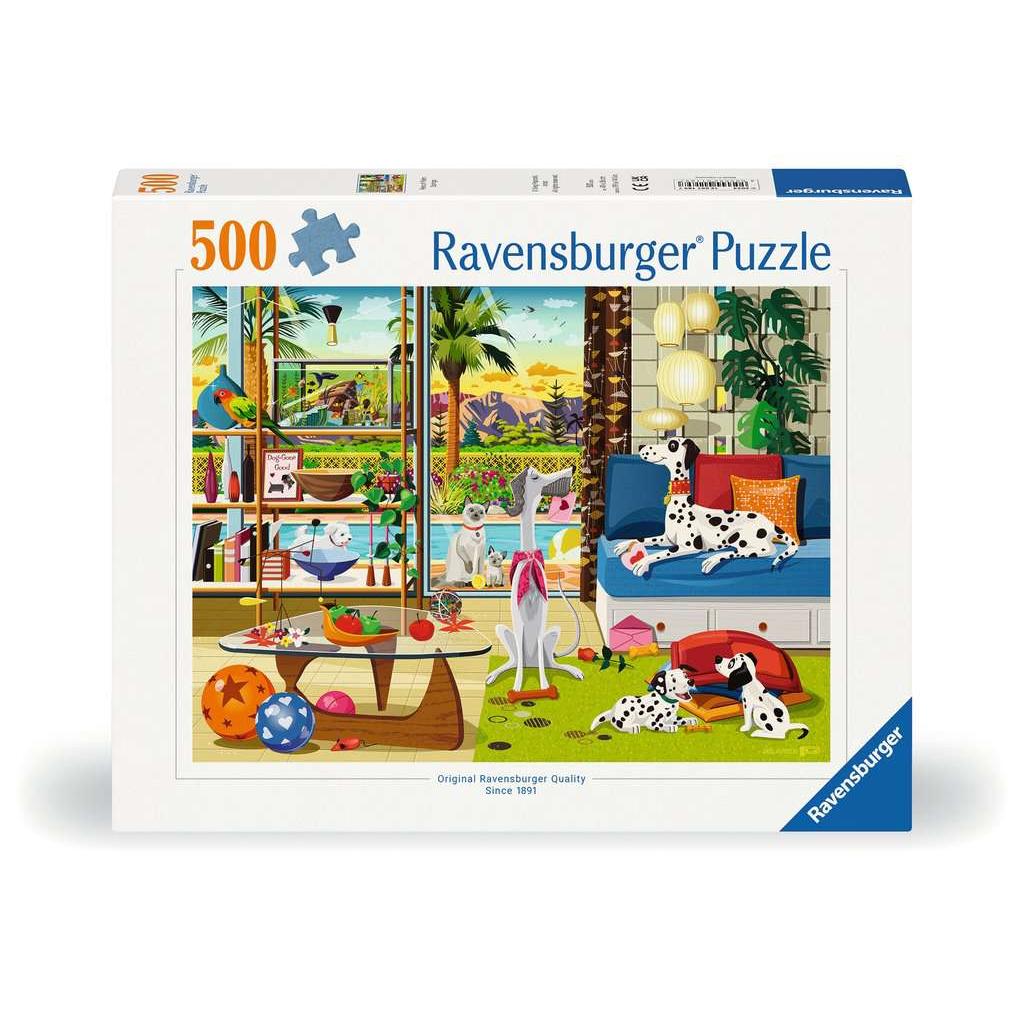 Pets of Palm Springs - 500 Piece Jigsaw Puzzle