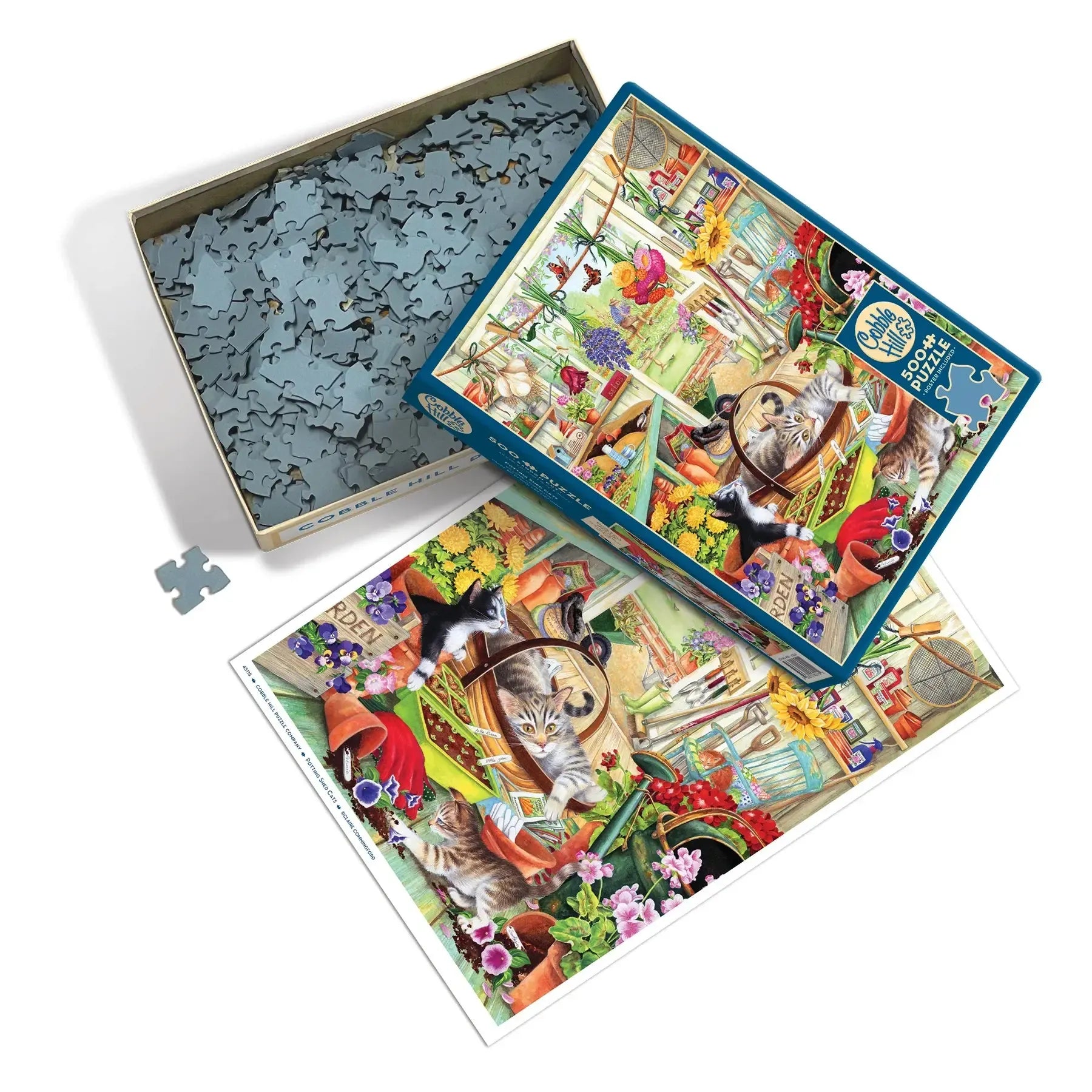 Potting Shed Cats – 500 Piece Jigsaw Puzzle
