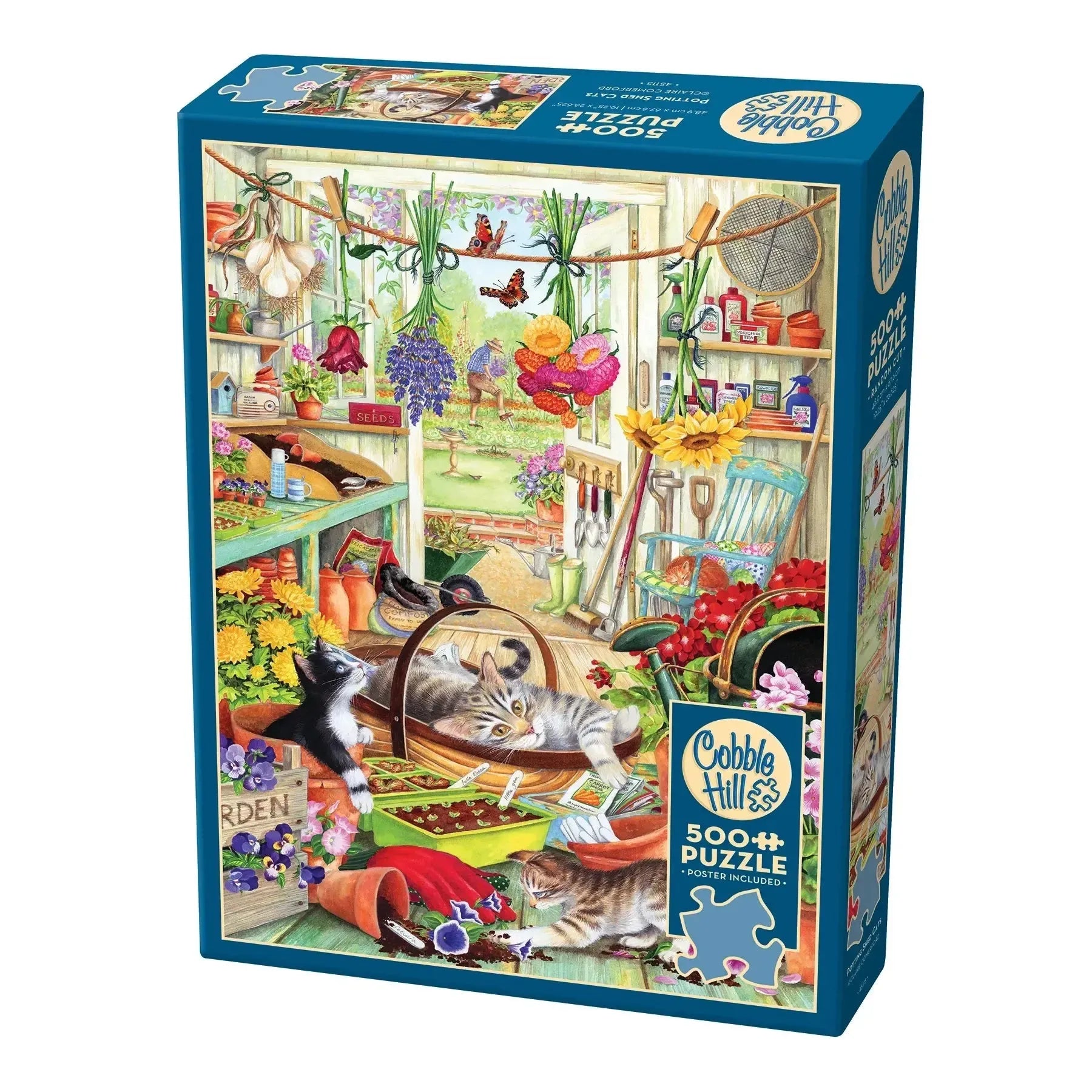 Potting Shed Cats – 500 Piece Jigsaw Puzzle