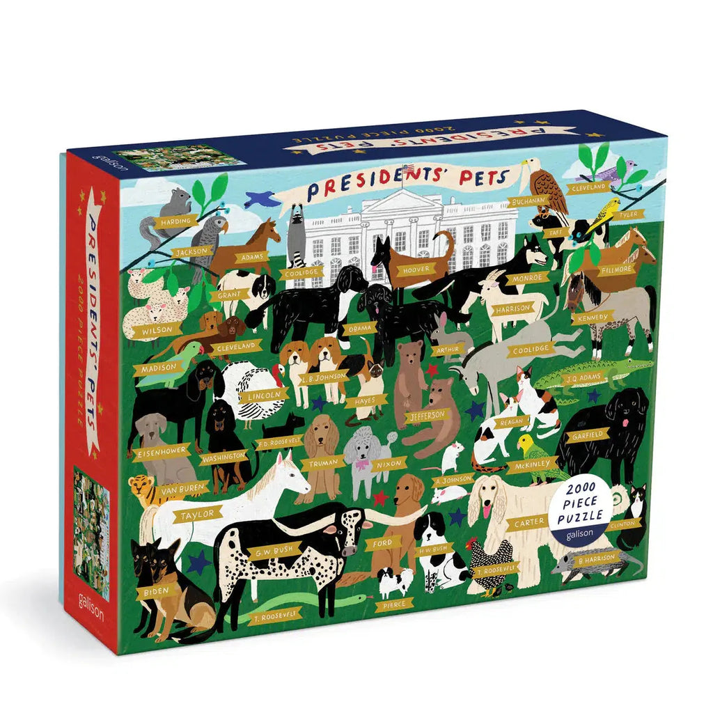 Presidents' Pets - 2000 Piece Jigsaw Puzzle