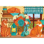 Pumpkin Patch Cats – 500 Piece Jigsaw Puzzle
