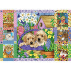 Puppies & Posies – 1000 Piece Puppy Puzzle