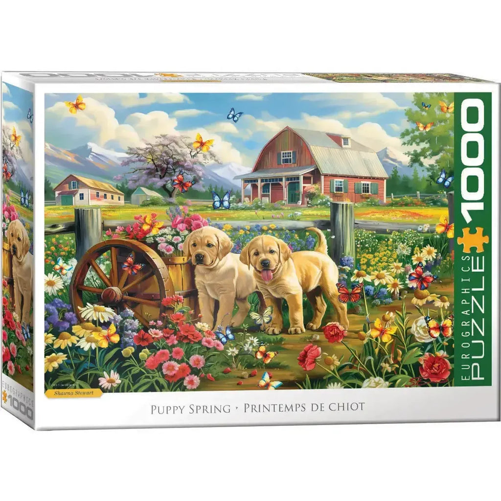 Puppy Spring – 1000 Piece Puppy Puzzle