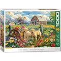 Puppy Spring – 1000 Piece Puppy Puzzle