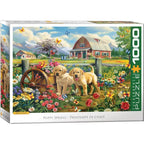 Puppy Spring – 1000 Piece Puppy Puzzle