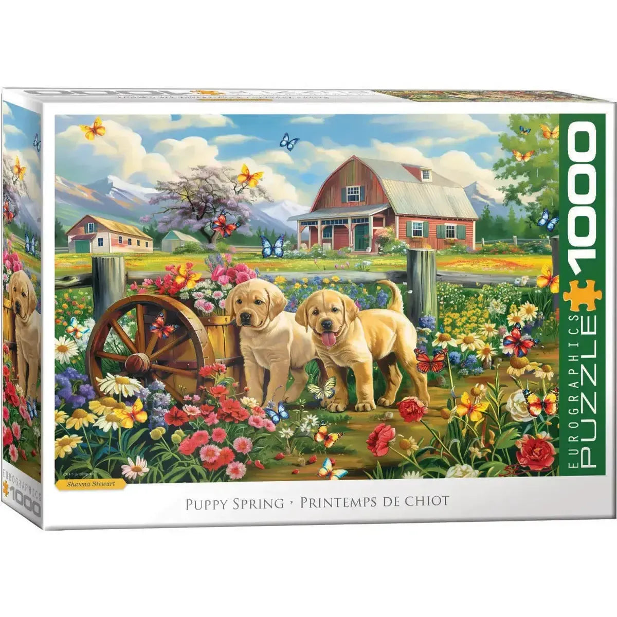 Puppy Spring – 1000 Piece Puppy Puzzle