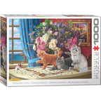 Puzzling Cats – 1000 Piece Jigsaw Puzzle