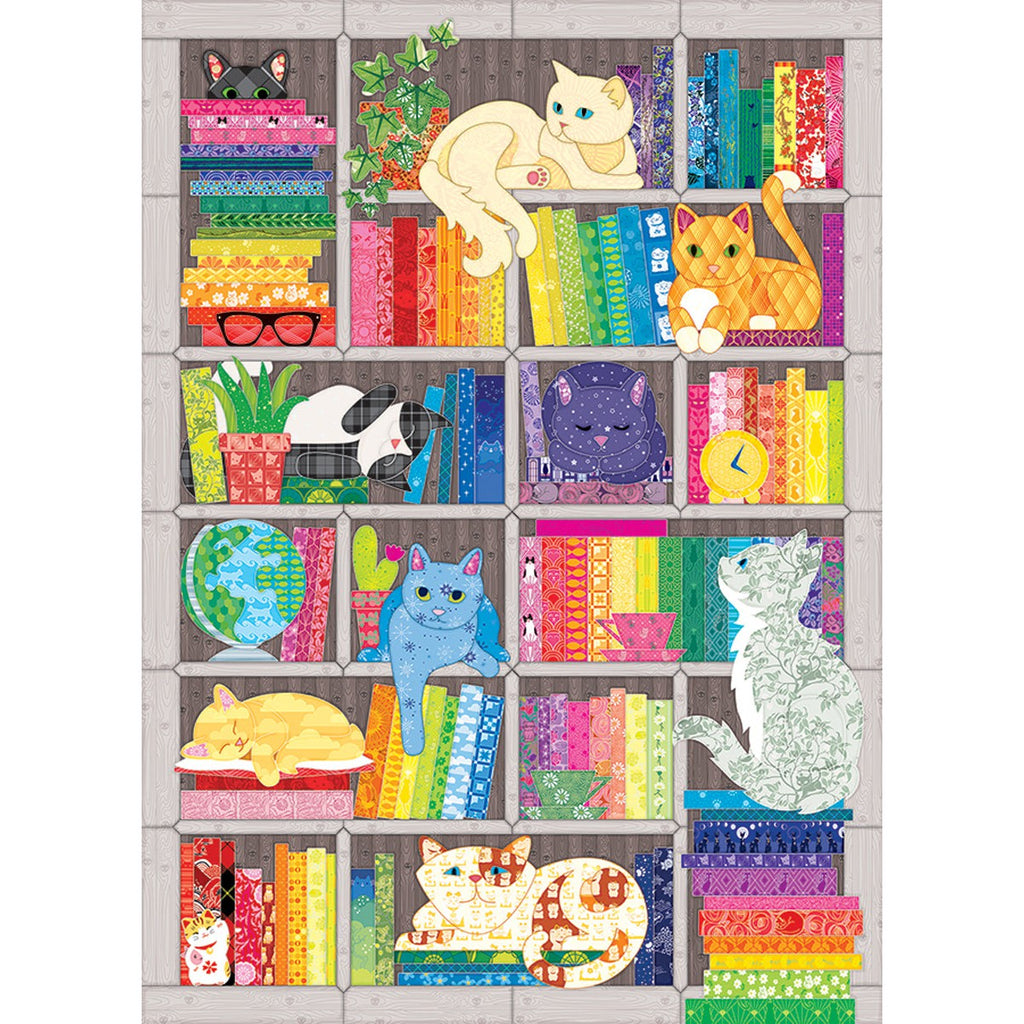 Rainbow Cat Quilt – 1000 Piece Jigsaw Puzzle