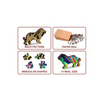 Rainbow Wild Cat – 274 Piece Wood Jigsaw Puzzle