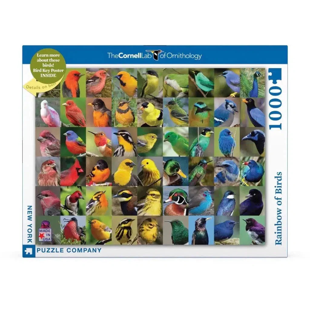 Rainbow of Birds - 1000 Piece Jigsaw Puzzle