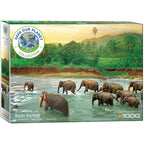 Rainforest – Elephants 1000 Piece Puzzle