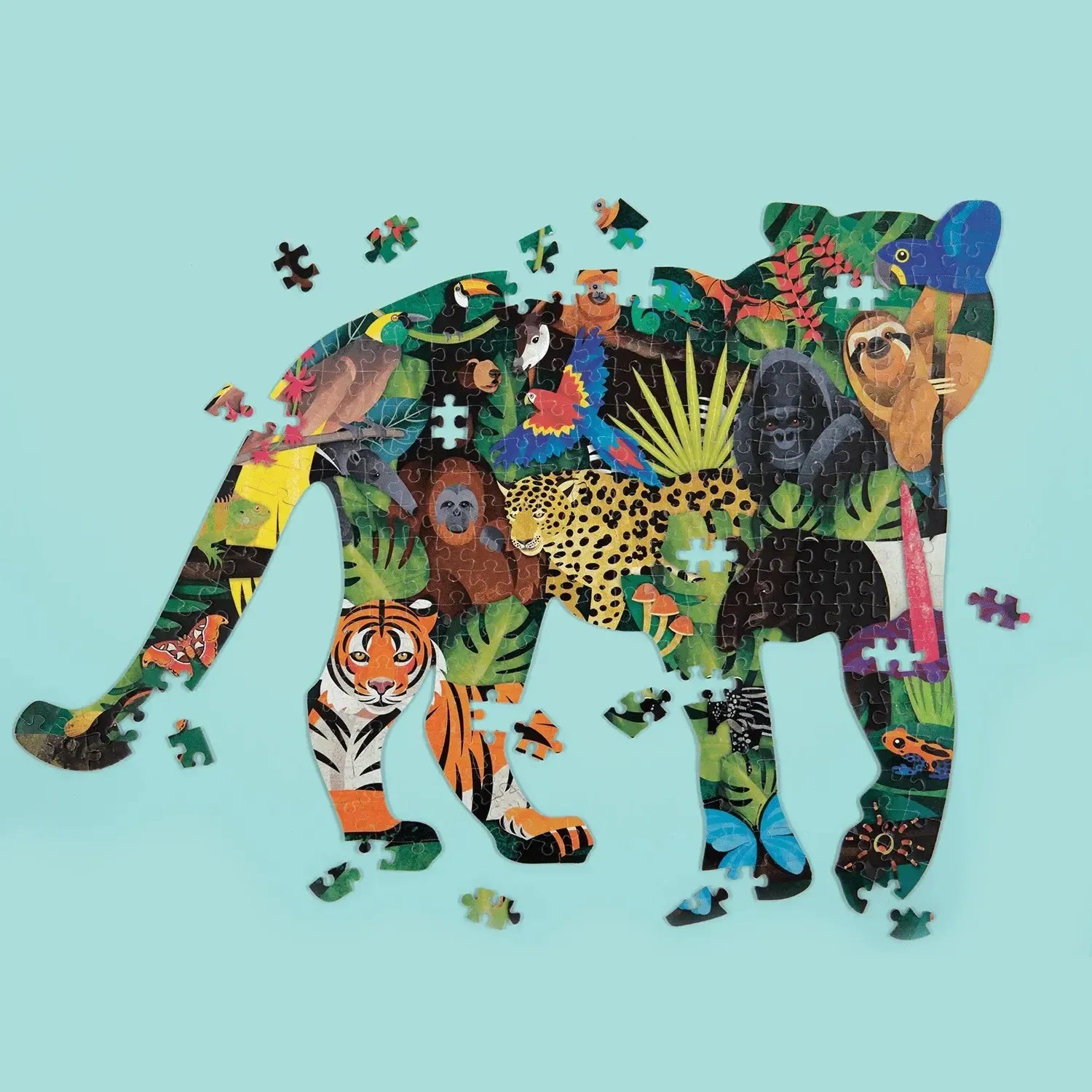 Rainforest – Wild Cat 300 Piece Shaped Puzzle