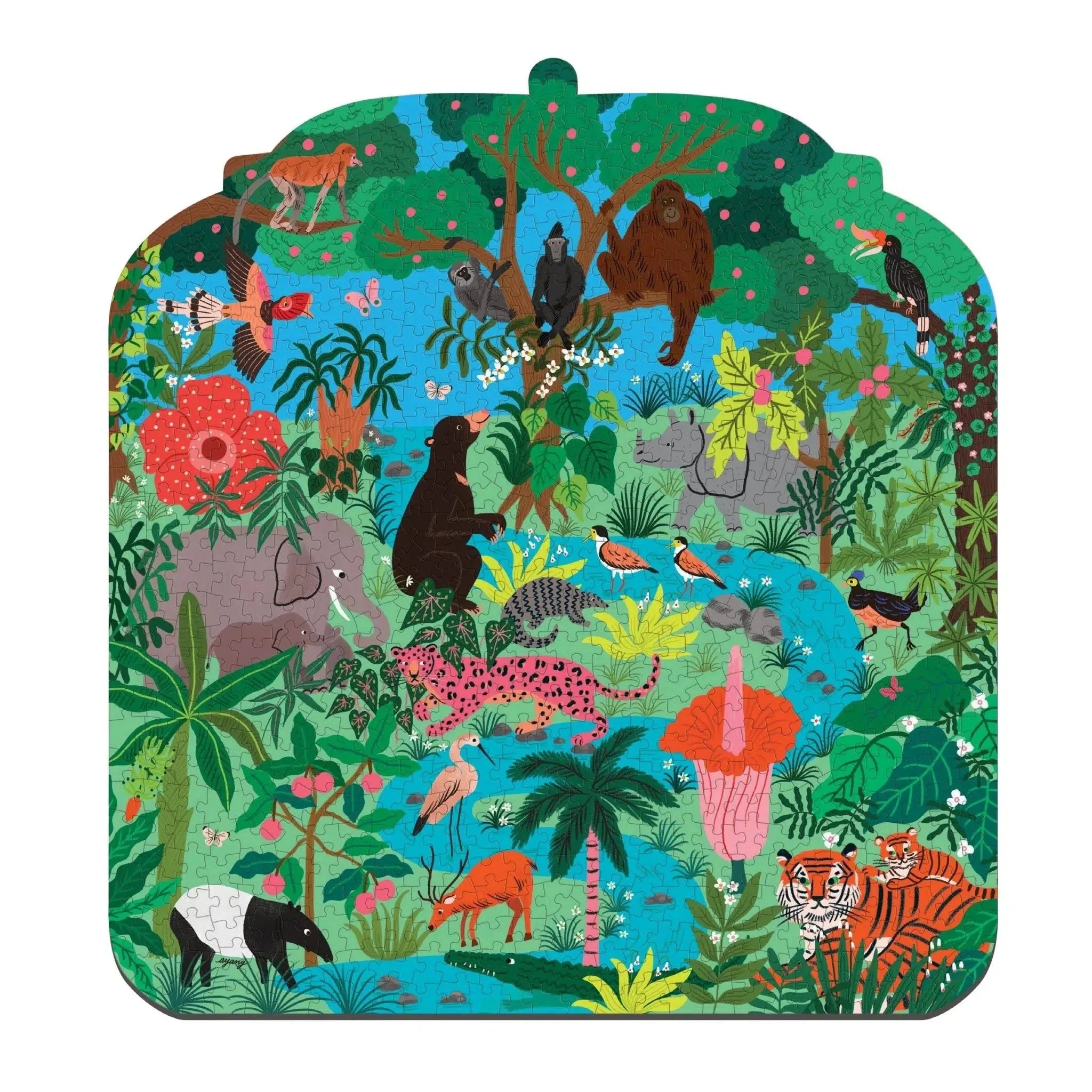Rainforest Terrarium – 750 Piece Shaped Puzzle