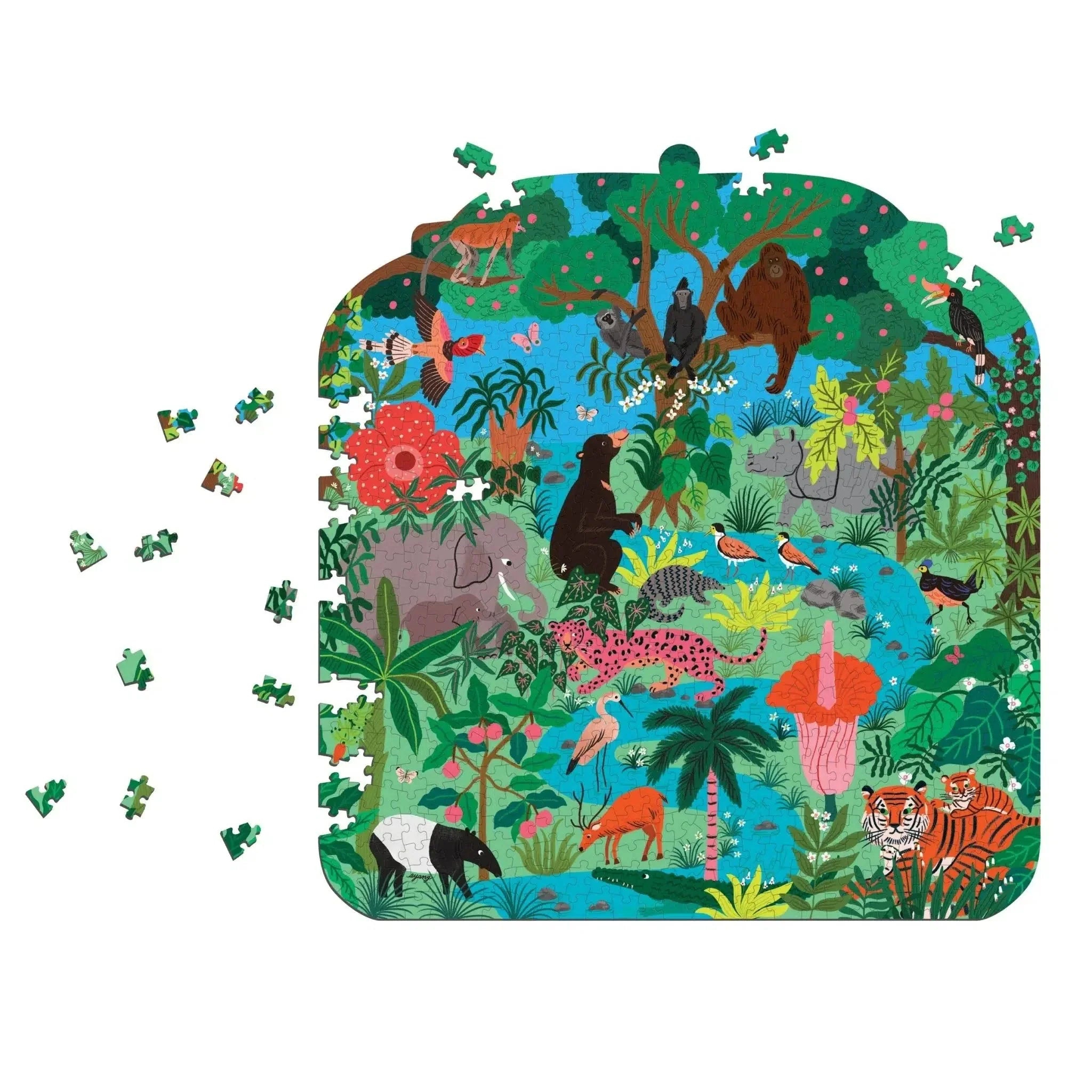 Rainforest Terrarium – 750 Piece Shaped Puzzle